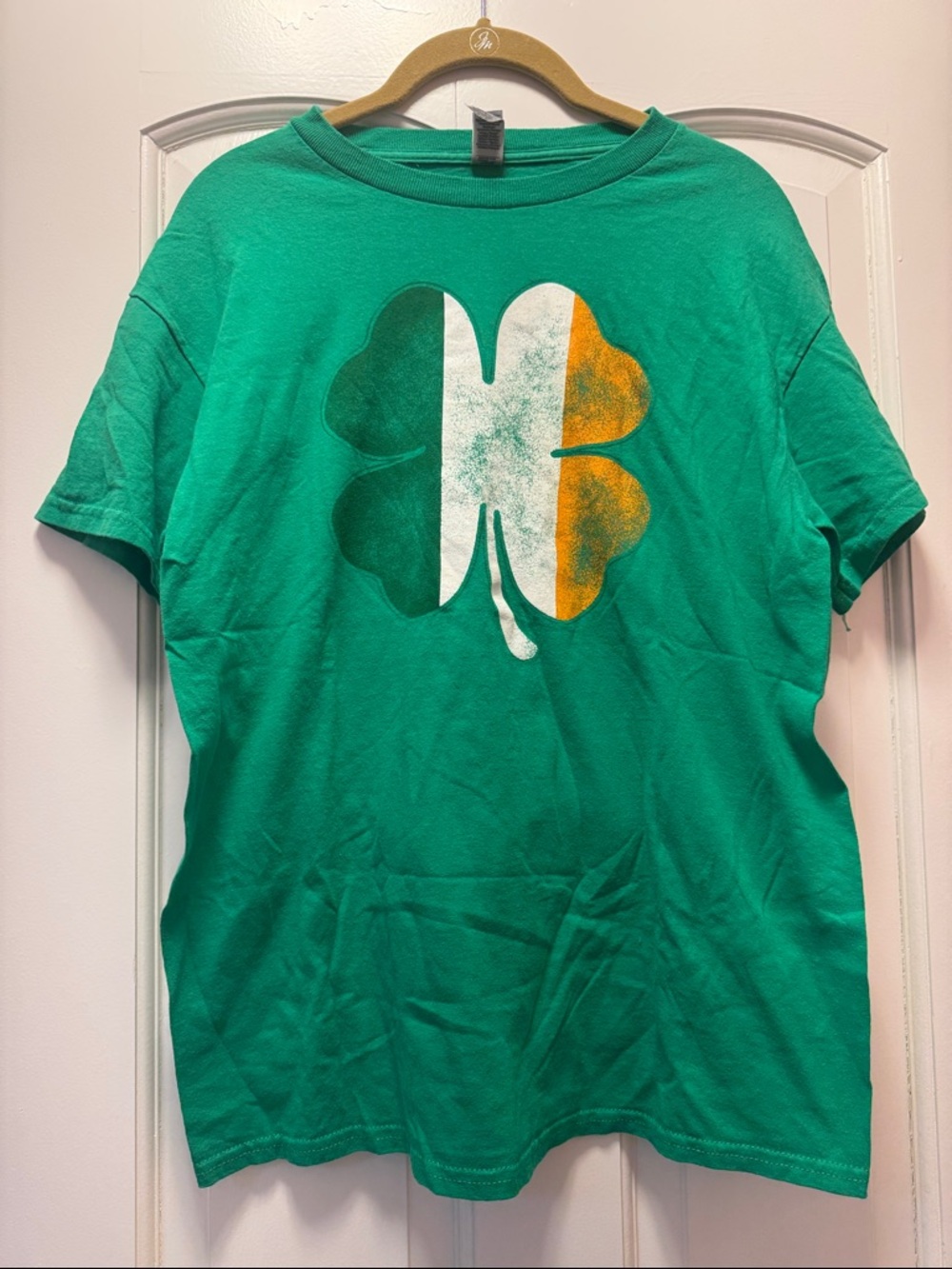 Kids Green Shamrock Graphic Tee